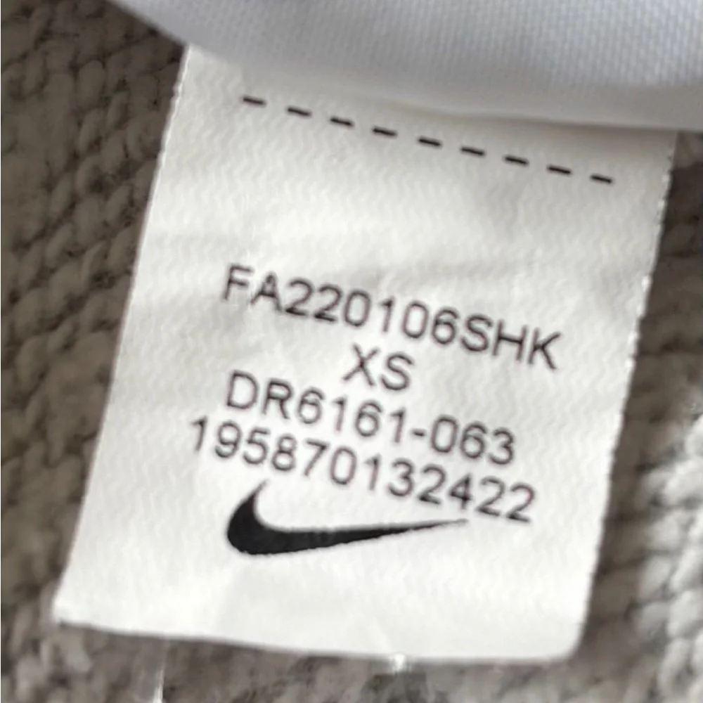 Nike Women’s Heather Gray Joggers with Drawstring Waist and Embroidered Logo